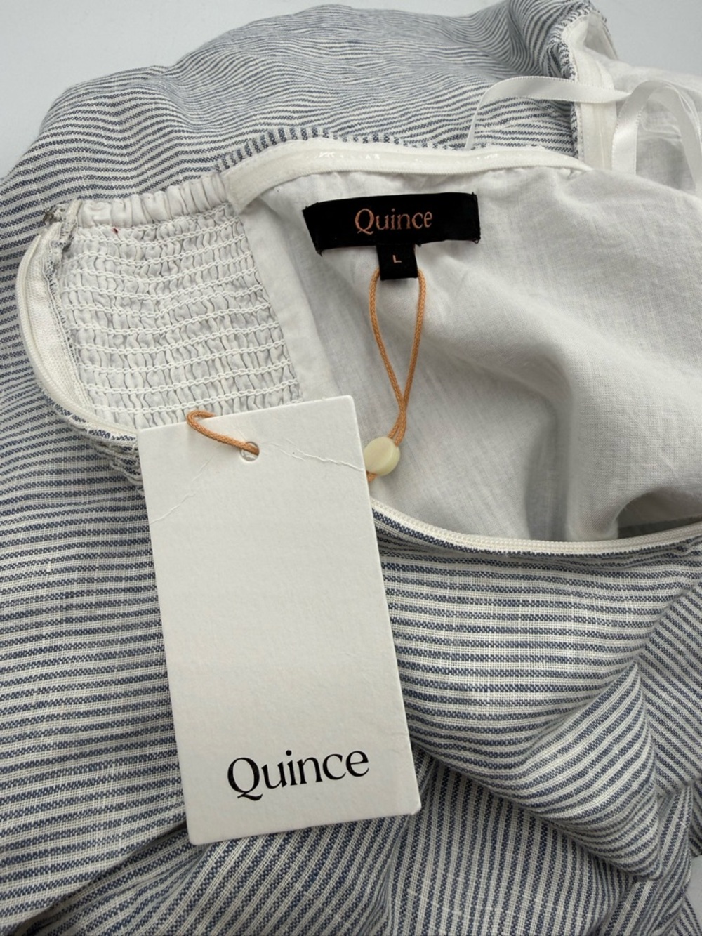 Quince 100% European Linen Strapless Maxi Dress - Picture 7 of 14